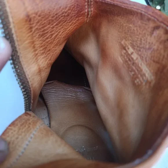 N.D.C Santa Monica Made By Hand Stacked Heel Zip Up Ankle Boots Size 37 - Picture 10 of 12